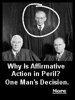 How the landmark 1978 Supreme Court decision that upheld the practice may ultimately have set it on a path to being outlawed. Justice Lewis F. Powell Jr.’s opinion allowed affirmative action to continue based solely on the educational benefits of diversity for all students.